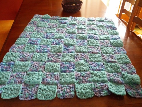 Piecing together - which was much like quilting