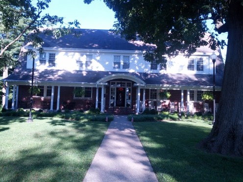 The front porch at the Woodford Inn