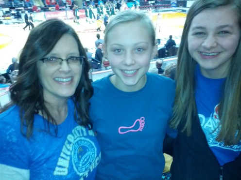 Basketball is a big part of Erin's world.