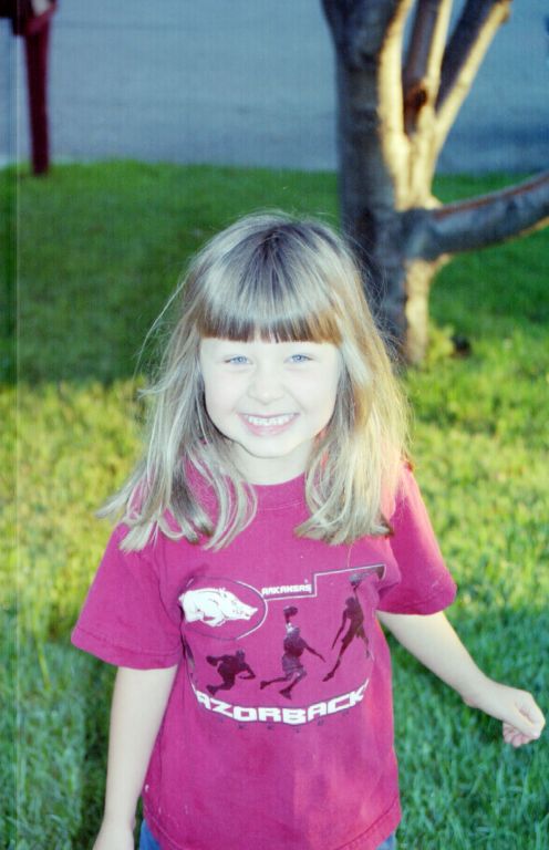 My little baller in one of her first basketball t-shirts (which of course, she had to wait until her brothers outgrew it). 