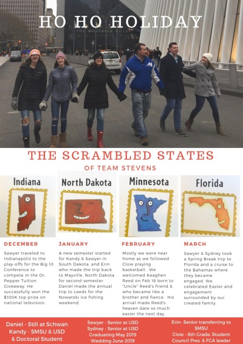 Christmas Newsletter 2018